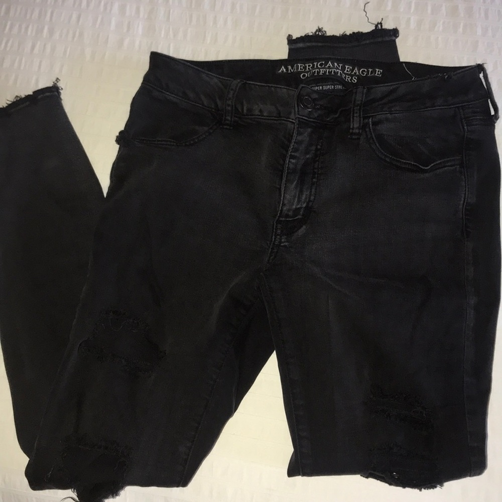 black jeans american eagle